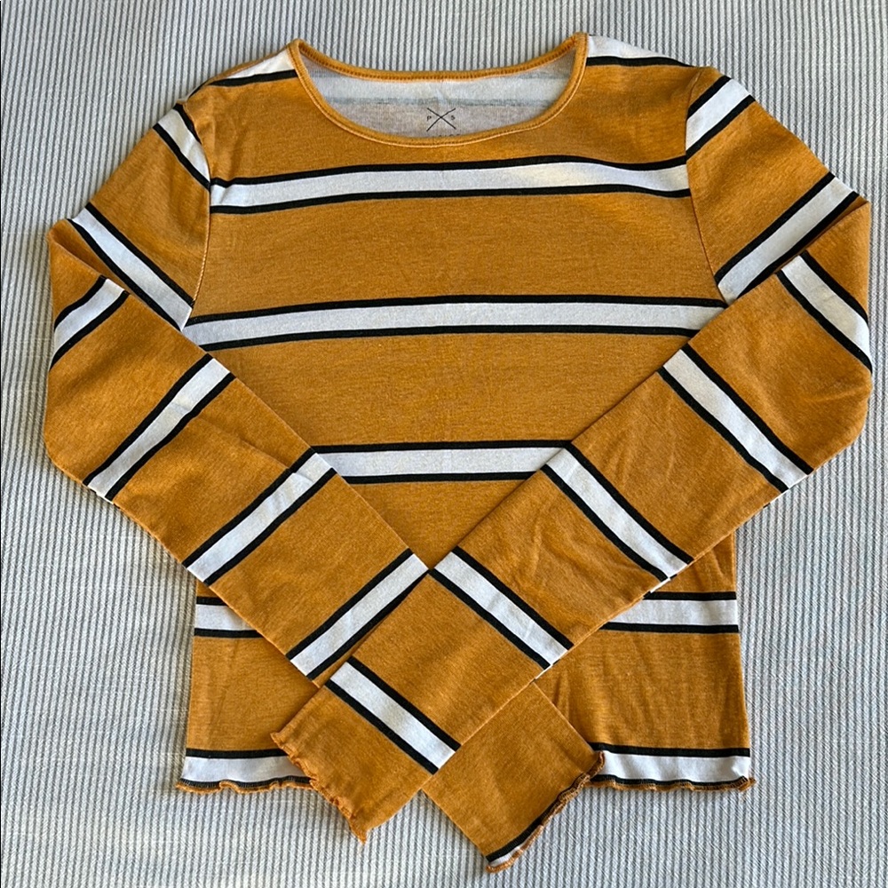 PacSun Striped Long Sleeve Top